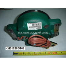 KM616260G01 Perhimpunan brek untuk mesin gearless Kone MX06